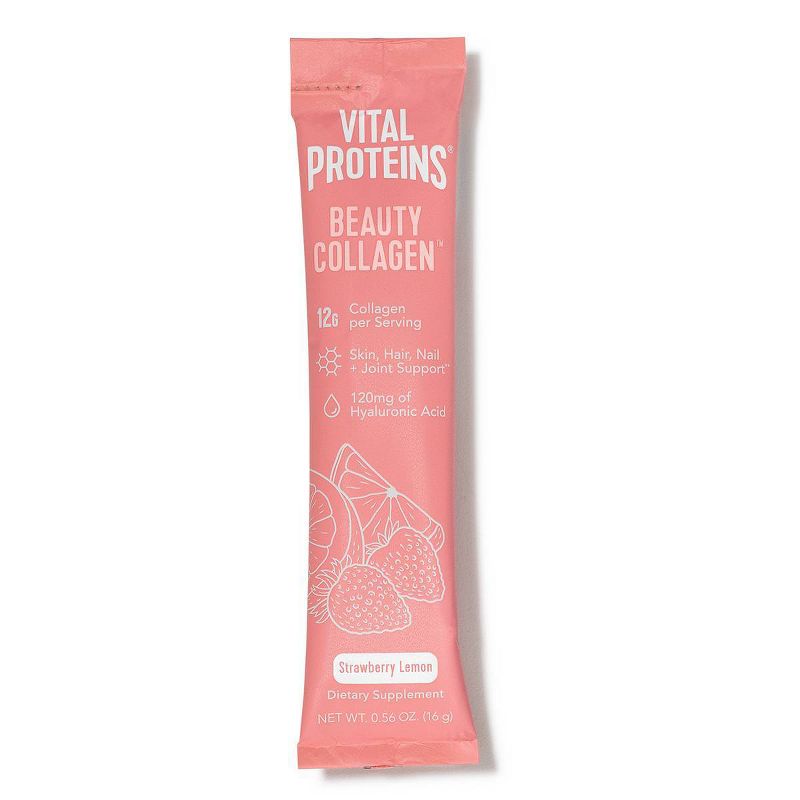 Vital Proteins Beauty Collagen Strawberry Lemon Dietary Supplement - 0.56oz