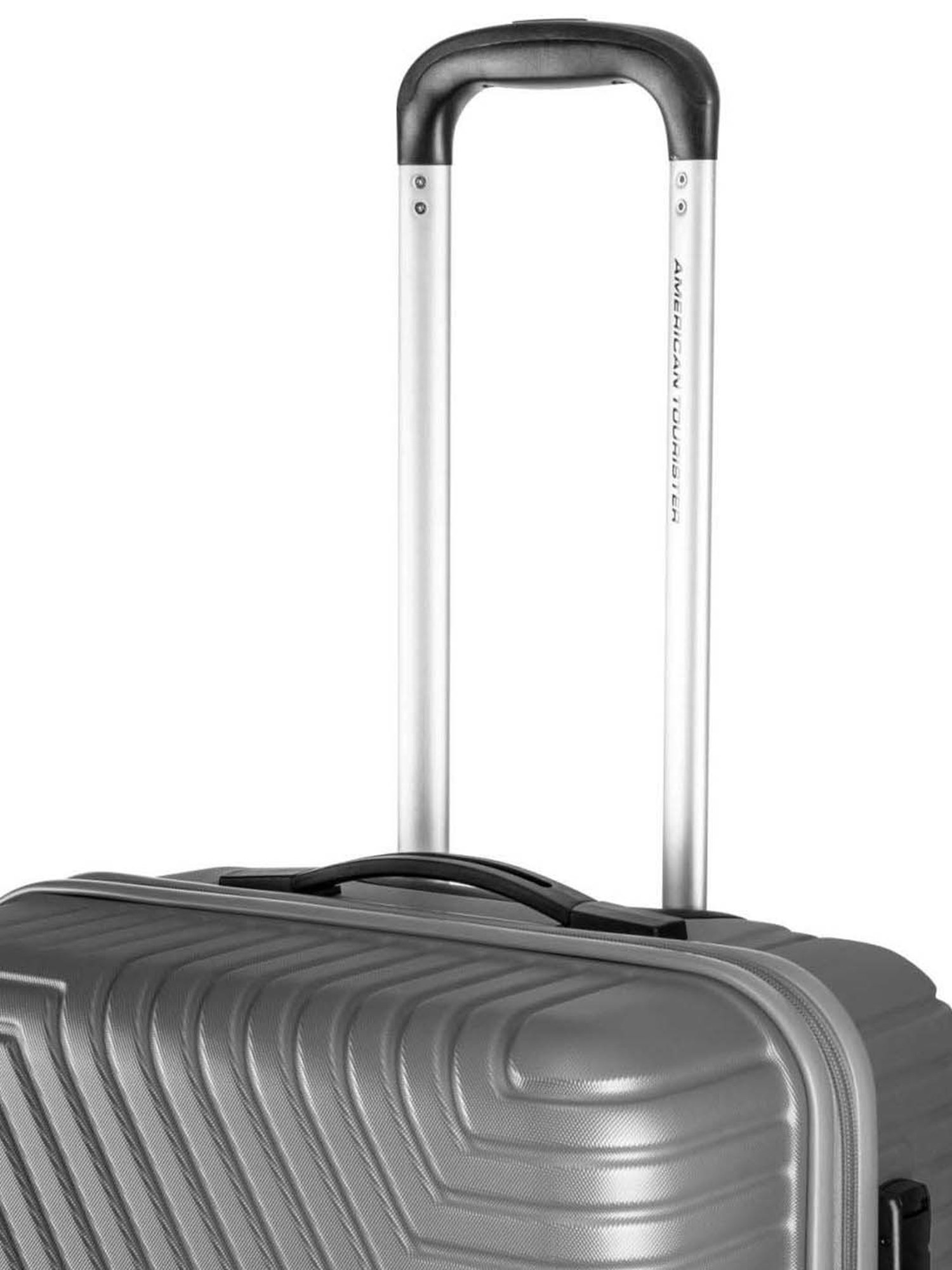American Tourister Ellen Grey Textured Hard Large Trolley Bag - 54 cm