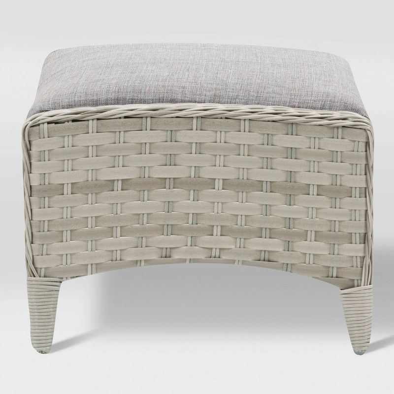 Mirabelle Outdoor Ottoman - Gold - Adore Decor