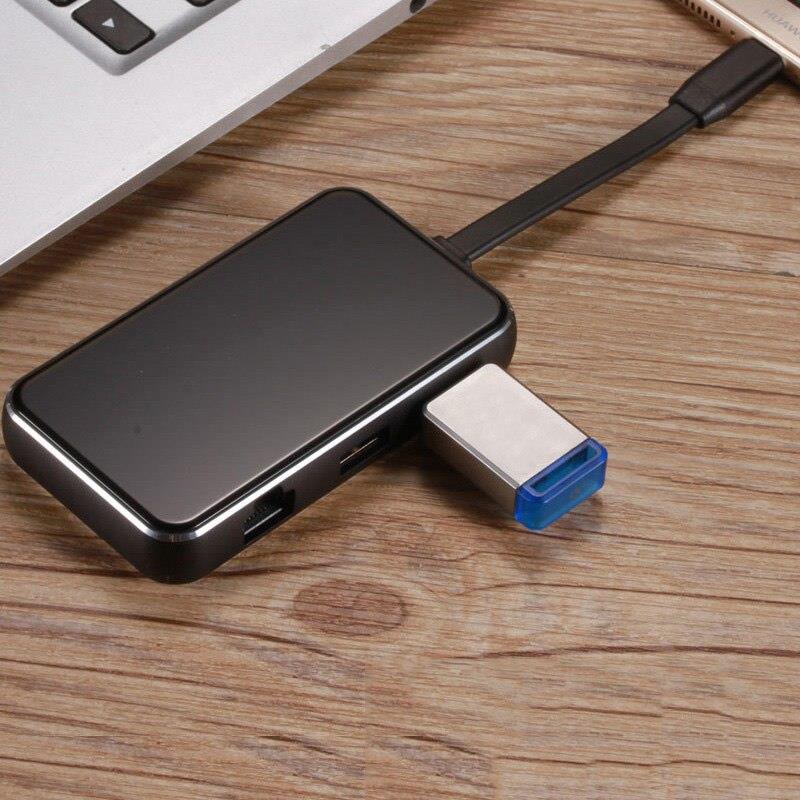 MiniDP Video Dock with USB 30 LAN Hub Black Mini DisplayPort to HDMI or DisplayPort 2port USB hub with 1 Gigabit Ethernet port for Macbooks Surface Pros and DellAsusLenovoHP Laptops JUH30412S1