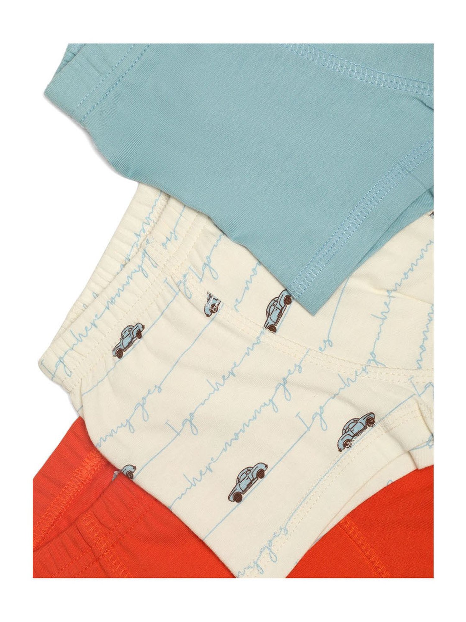 MiArcus Kids Multicolor Printed Briefs( Pack Of 3)