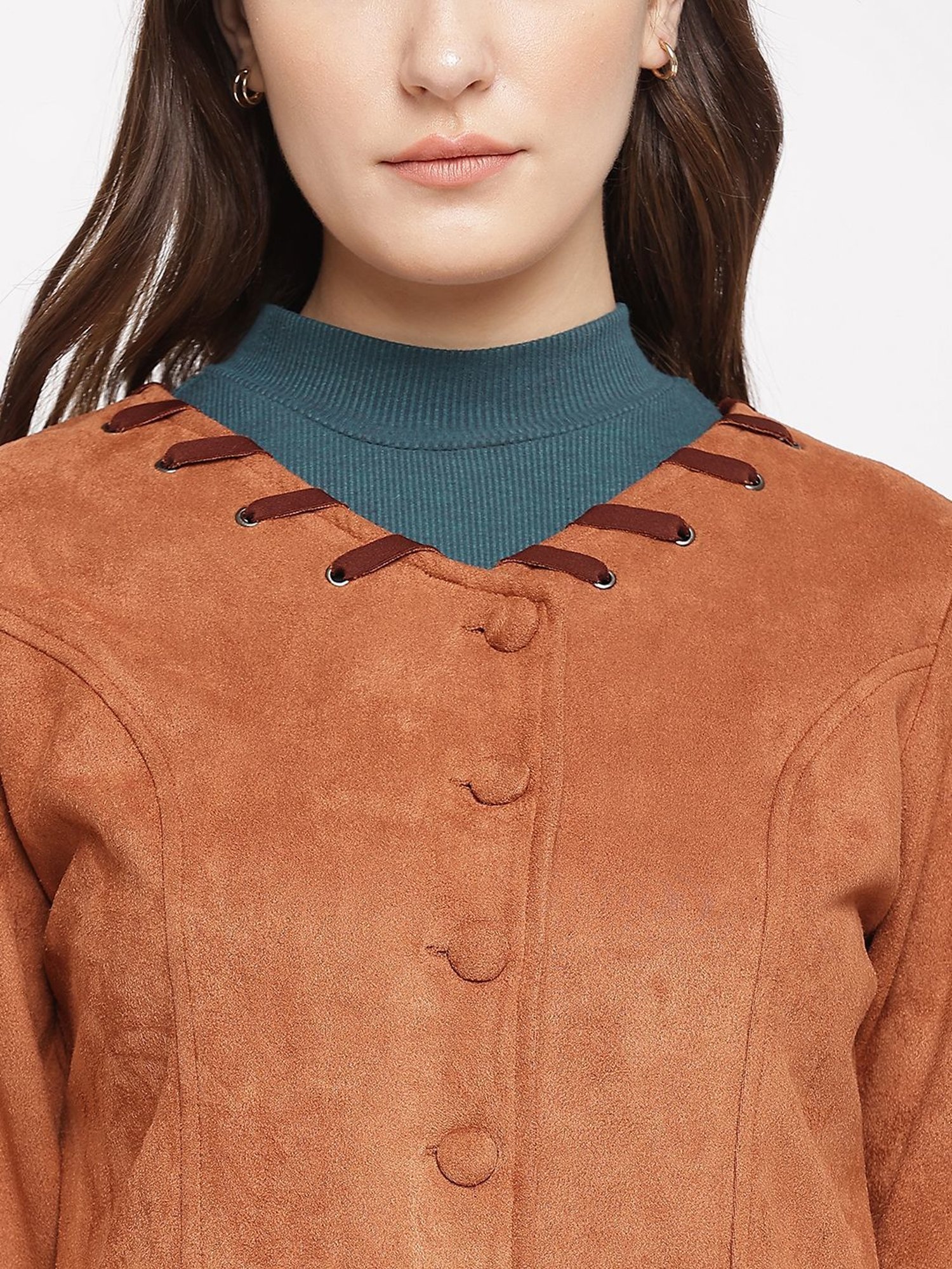 Latin Quarters Brown Regular Fit Top