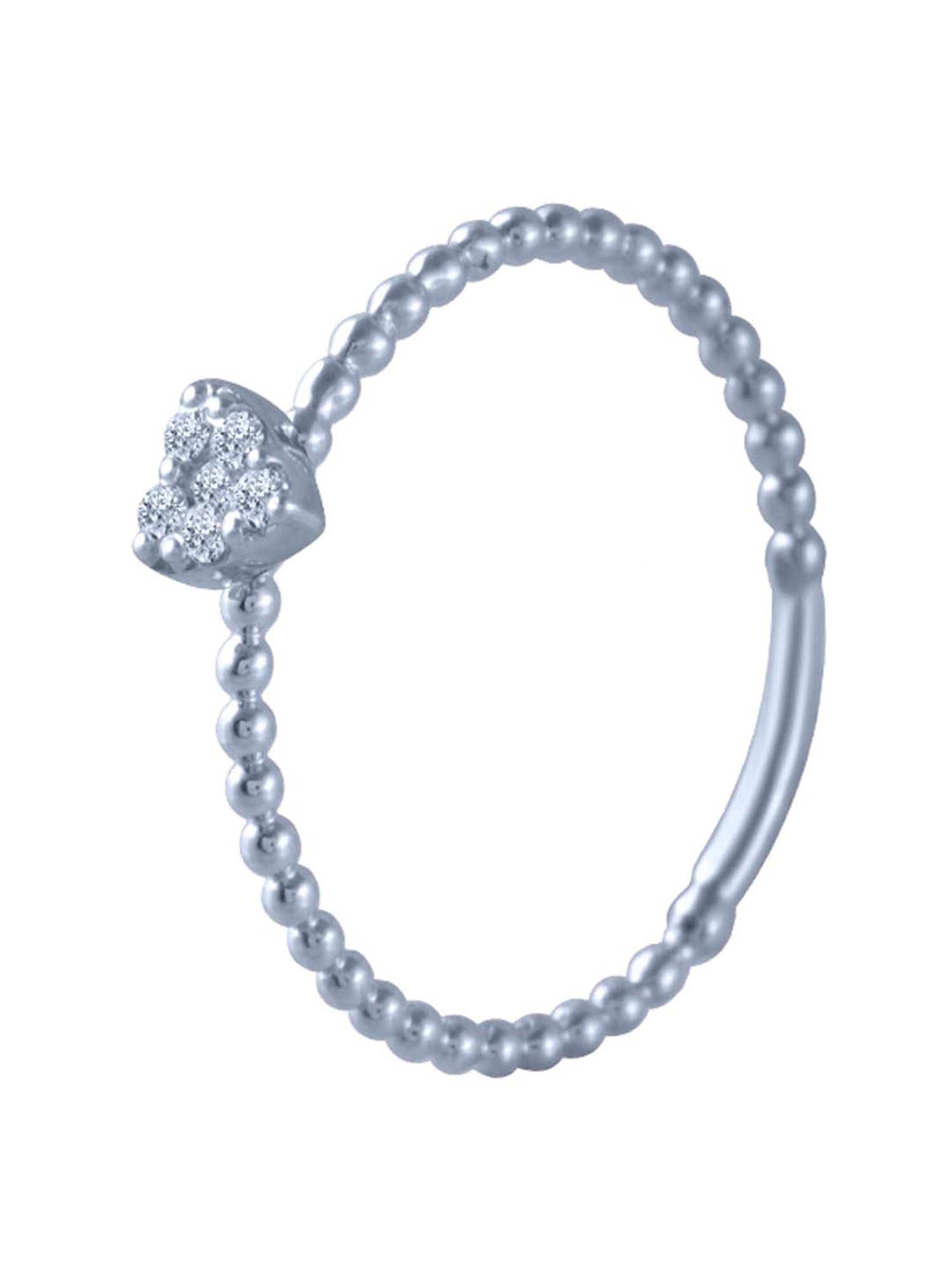 Mia By Tanishq Nature's Finest 14k Yellow Gold Radiant Sp Elegance Diamond Ring