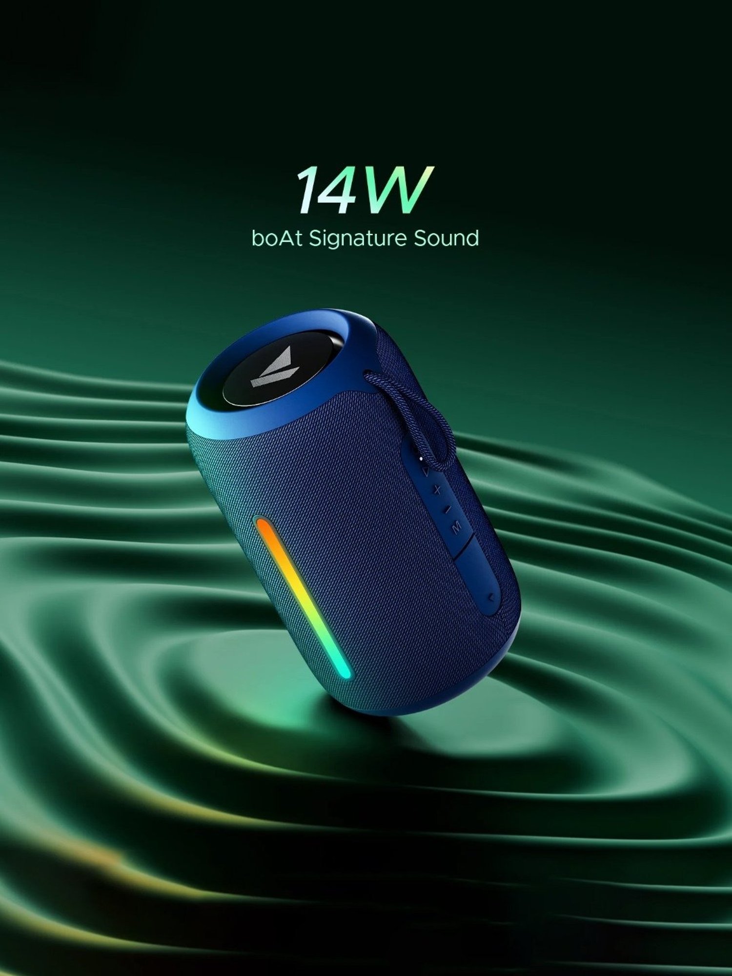 Boat Stone 358 Pro Bluetooth Speaker 14W with 12Hrs Playback (Blue)