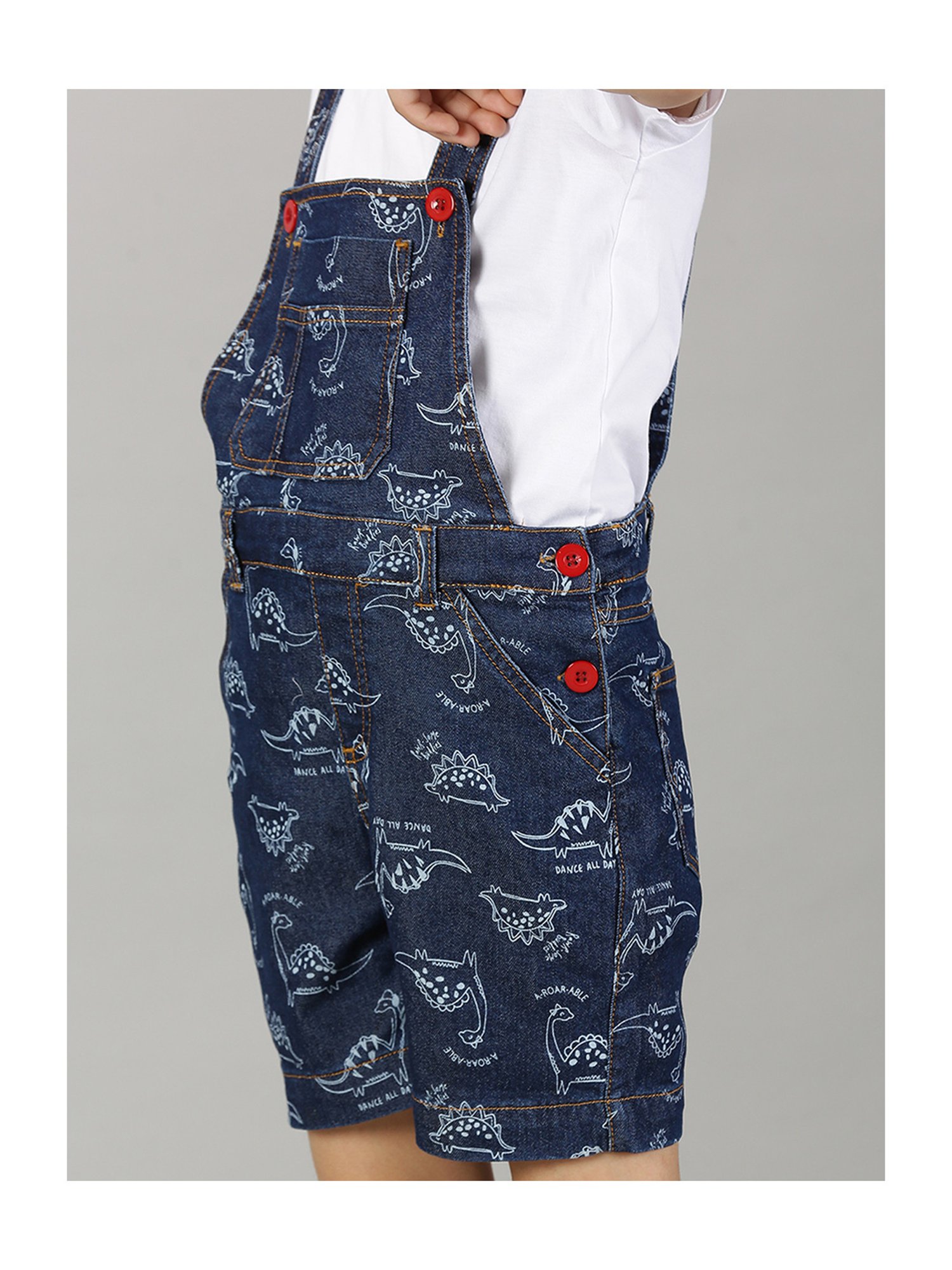 Juniors by Lifestyle Kids Mid Blue Cotton Casual Coordinate Set