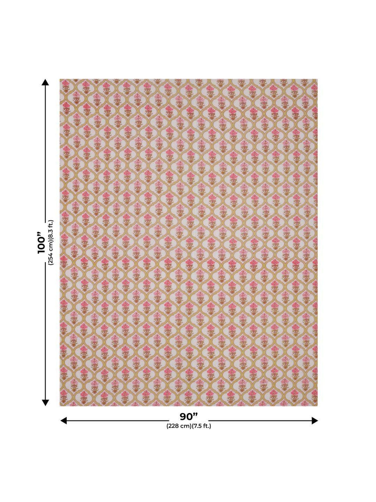 JaipurFabric Pink Mulmul Cotton 150 GSM Reversible Ac Dohar