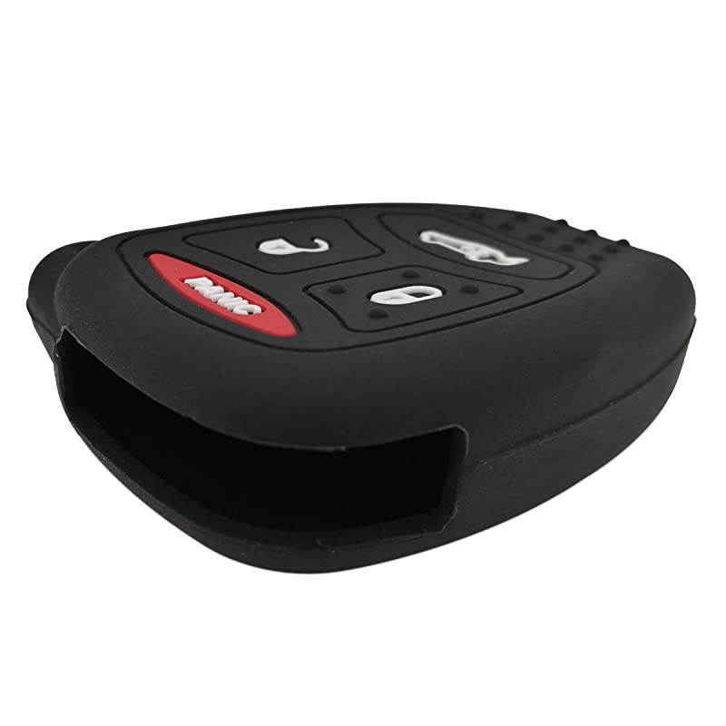 Key Fob Cover Keyless Remote Case Protector Accessories for Chrysler 200 300 PT Cruiser Dodge Charger Magnum Durango Jeep Grand Cherokee Commander Liberty OHT692427AA