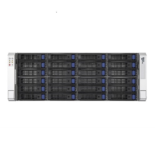 RS-Series RS424X12 4U 24 Bay SAS Expander JBOD with Redundant Power Supply