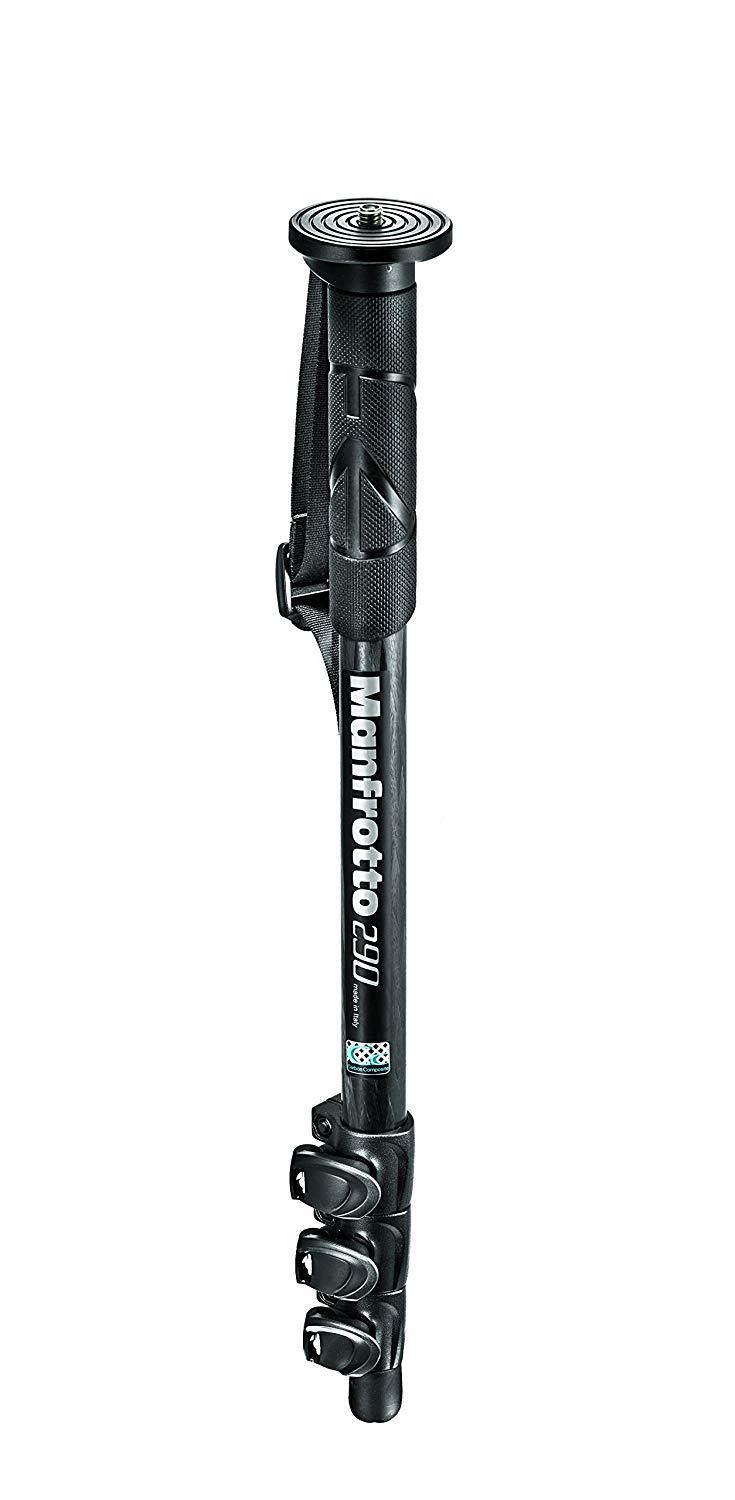 Manfrotto MM290C4US 290 Carbon Fiber Monopod (Black)