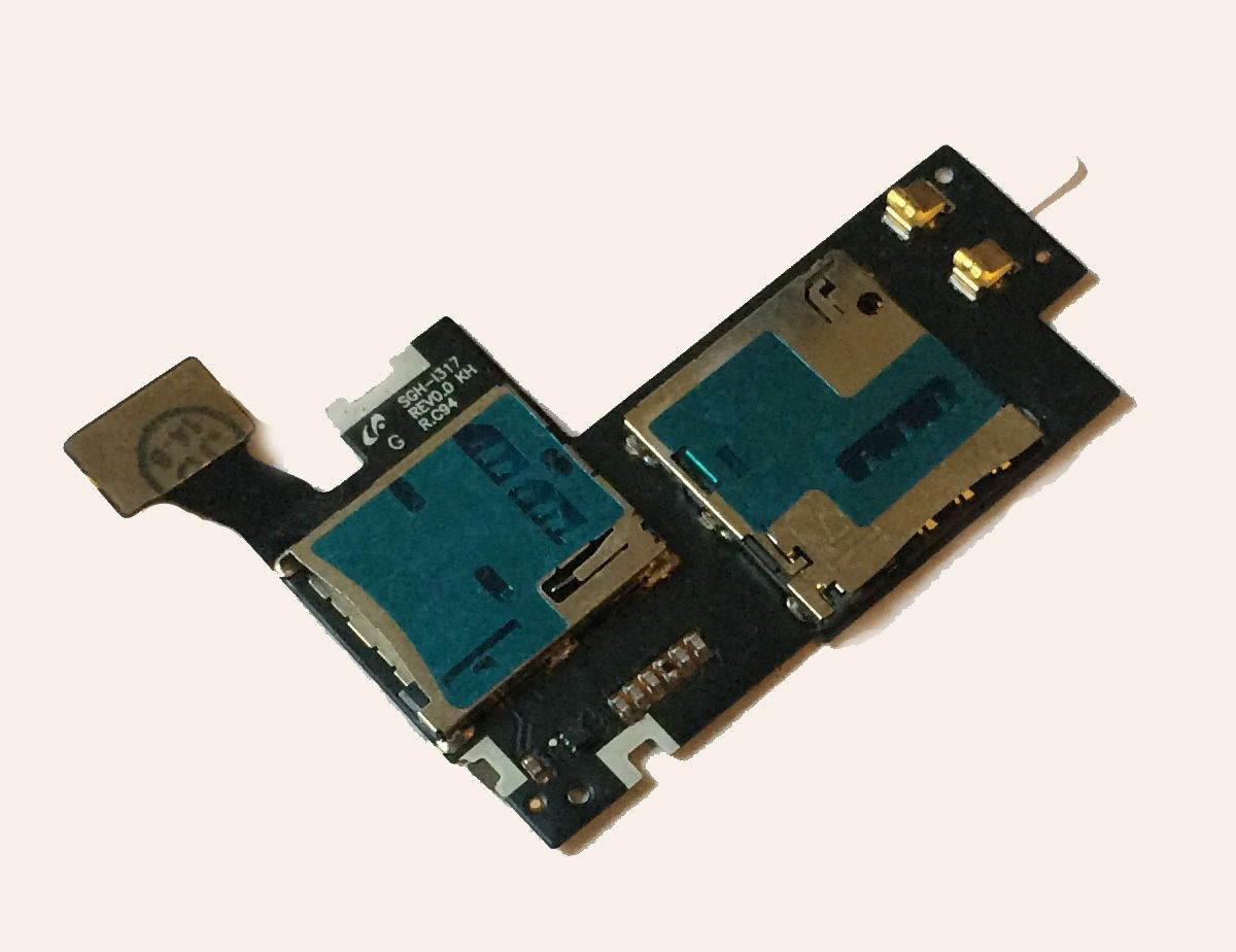 OEM New Micro SD SIM Card Reader Slot Tray For   Galaxy Note 2 i317 ATT