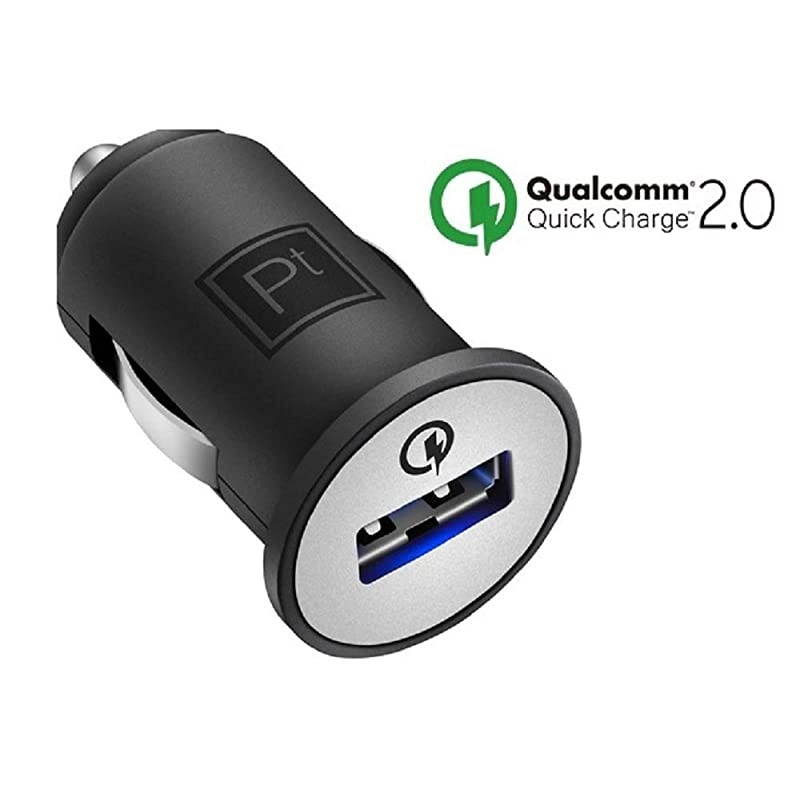 Quick Charge Black Car Charger 12v with Qualcomm 20 PTDC1USQC