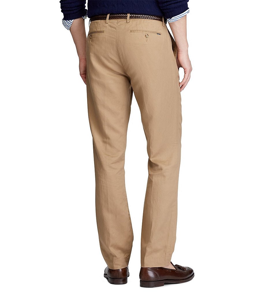 Polo Ralph Lauren Straight-Fit Linen Blend Pants