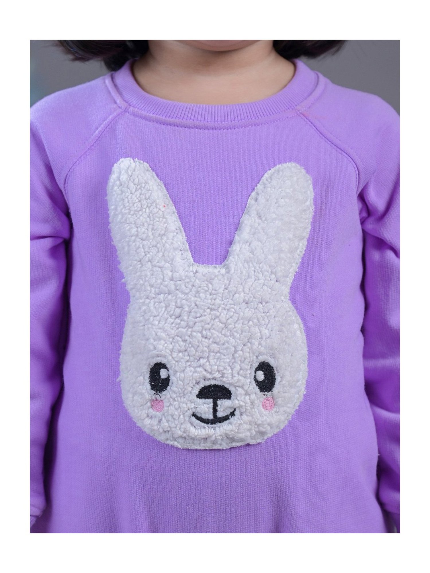 Budding Bees Kids Pink Applique Full Sleeves Onesie