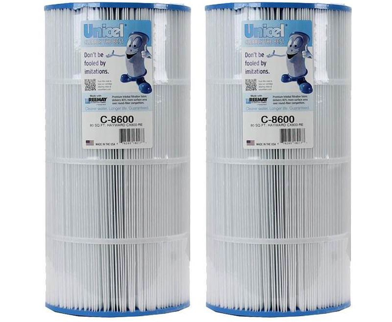 2) Unicel C-8600 Filter Cartridges Hayward Star Clear II C800 C1500 CX800RE PA80