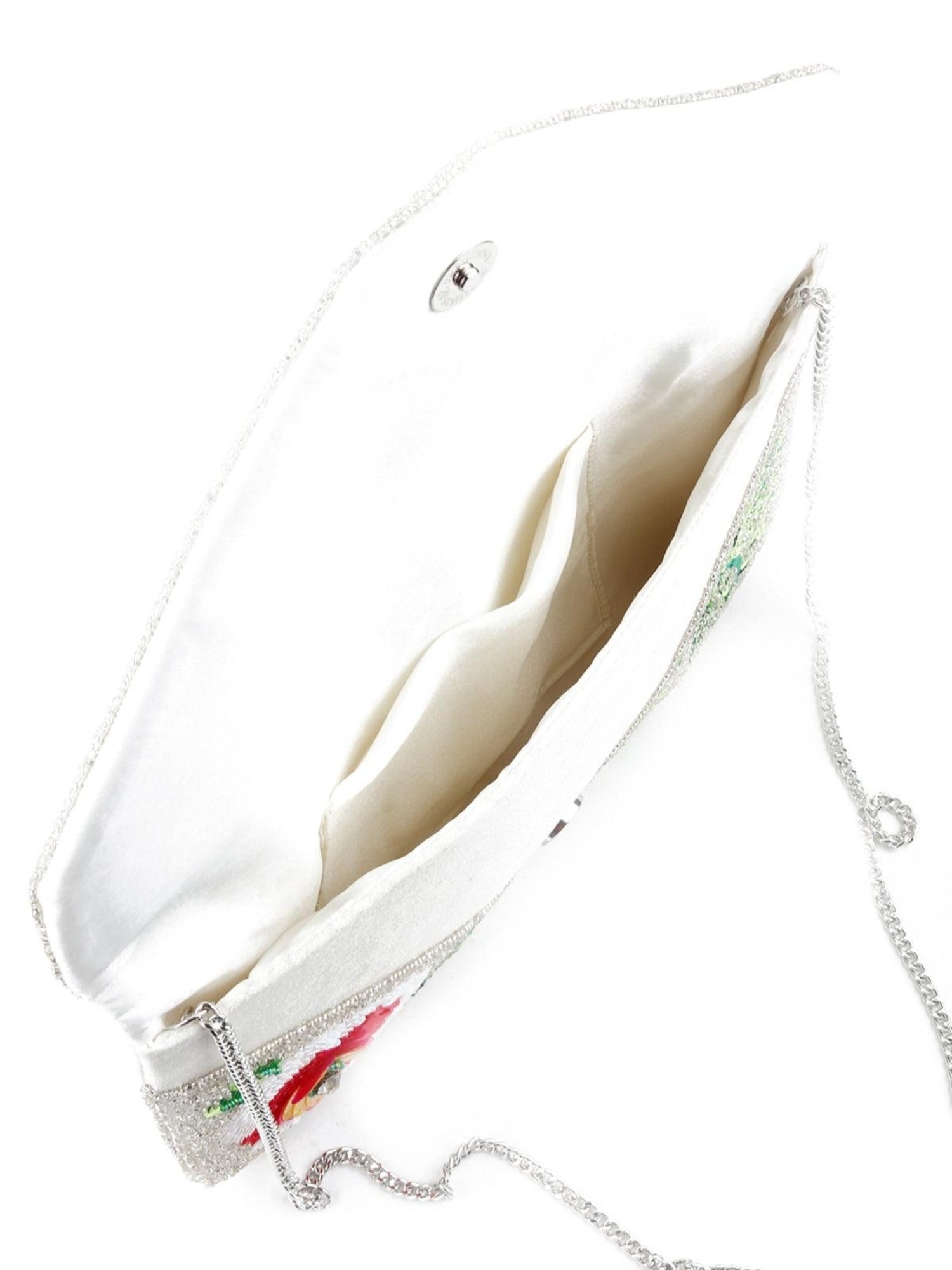 Odette Multicolor Fabric Envelope Clutch