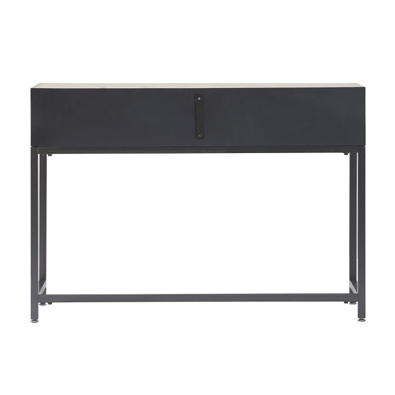 Hayworth Mirrored Console Table Gray - Finch