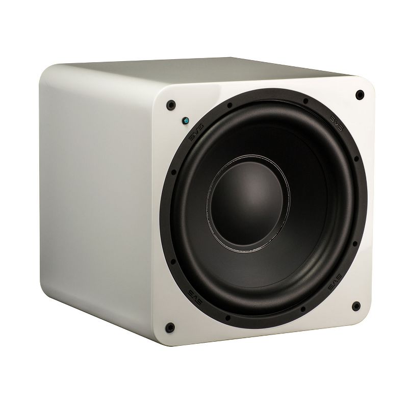 SVS SB-1000 300 Watt DSP Controlled 12" Ultra Compact Sealed Subwoofers - Pair (Piano Gloss White)