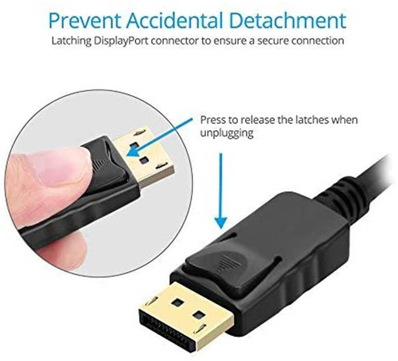 DisplayPort to HDMI Adapter - Black Male to Female DP to HDMI Converter for DisplayPort Enabled Desktops and Laptops to Connect to HDMI Displays (DPHDMI)