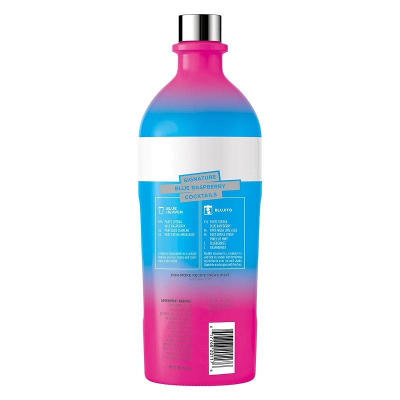 SVEDKA Blue Raspberry Flavored Vodka - 1.75L Bottle