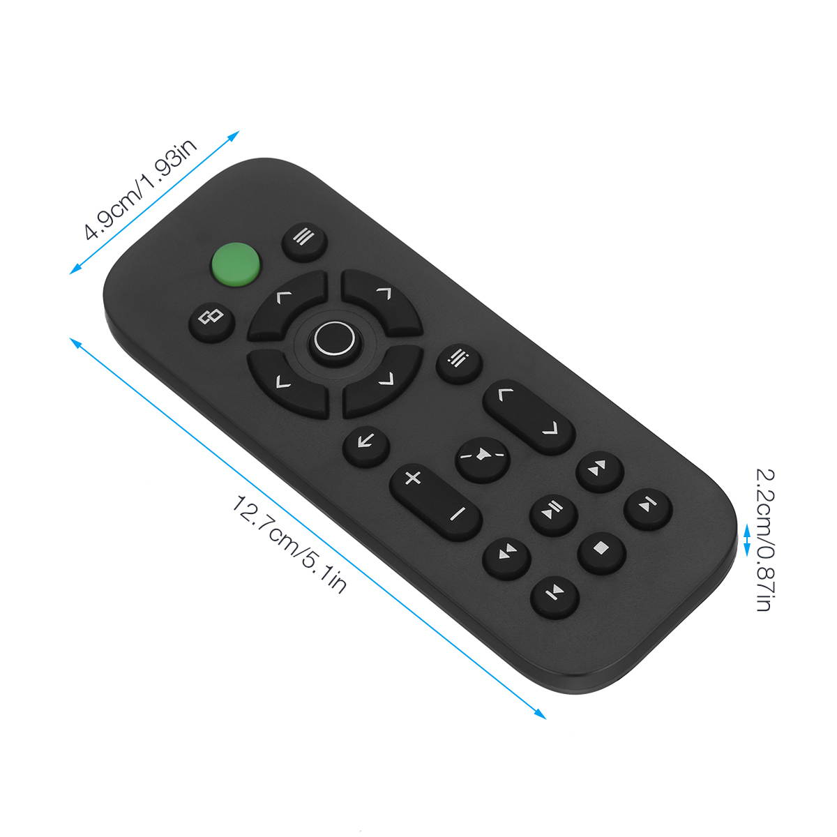Media Remote Control for Microsoft Xbox One Console Media Remote Control for Microsoft XBOX ONE Black