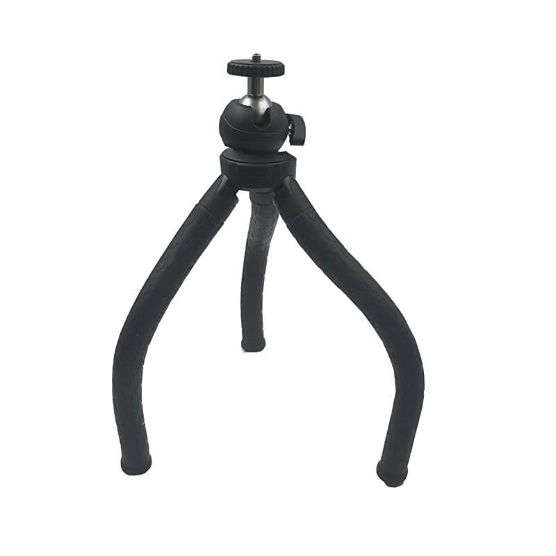 Flexible Monopod Gooseneck Jaws Flex Clamp Mount Compatible with Insta360 one X2/ One R/Samsung Gear 360/ Ricoh Theta V 360/ Digital Cameras