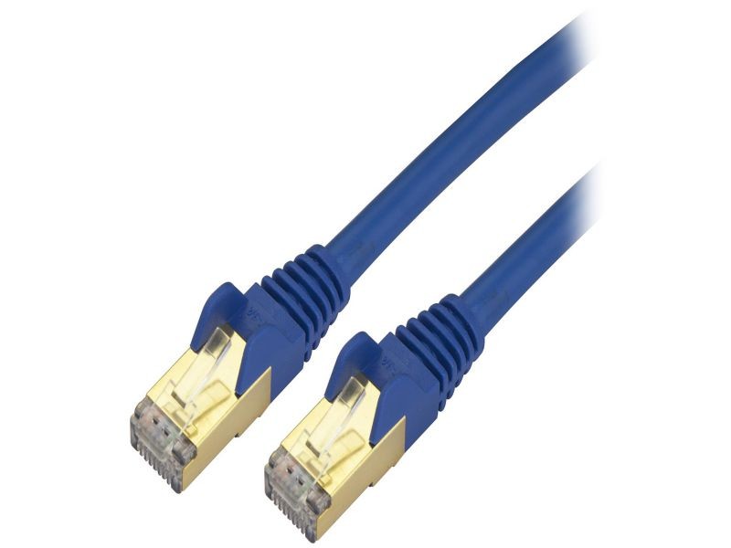 StarTech C6ASPAT6BK StarTech.com Cat6a Shielded Patch Cable - 6 ft. - Black - Snagless RJ45 Cable - Ethernet Cord - Cat 6a Cable