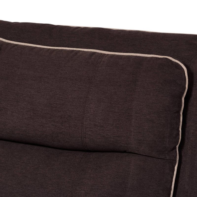 3pc Keswick Sectional Sofa Brown - Abbyson Living