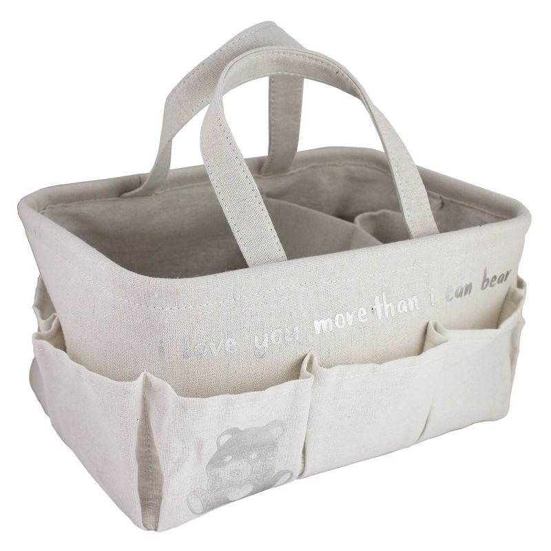 Little Love by NoJo Orange Fox Felt Storage Caddy - 2pc