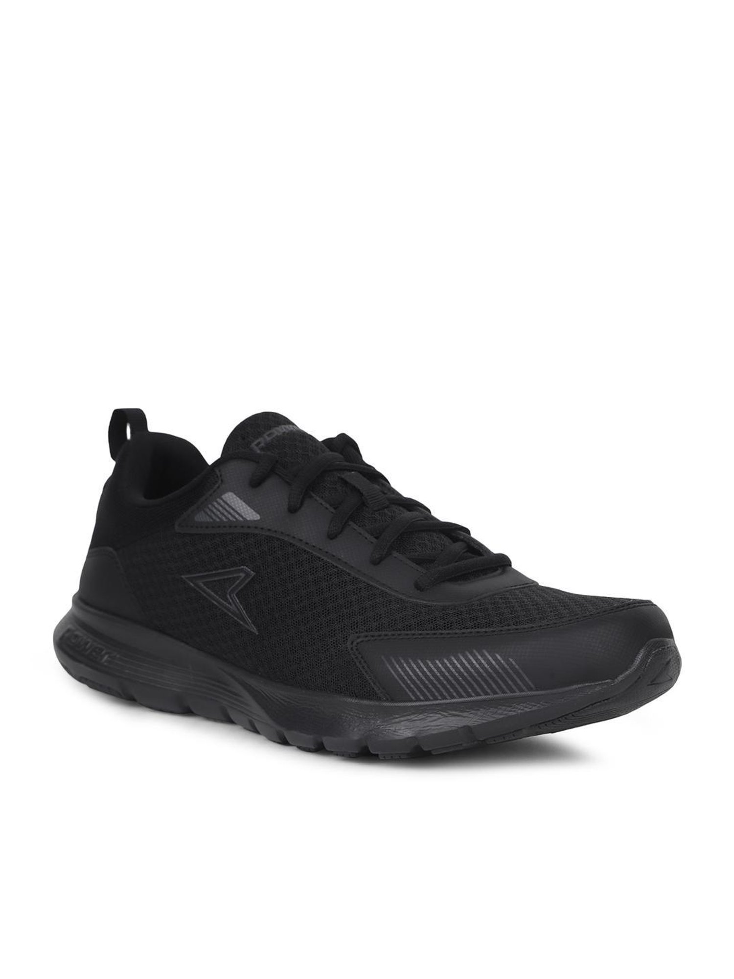 Power by Bata Men's WAVE BELMONTE Black Running Shoes