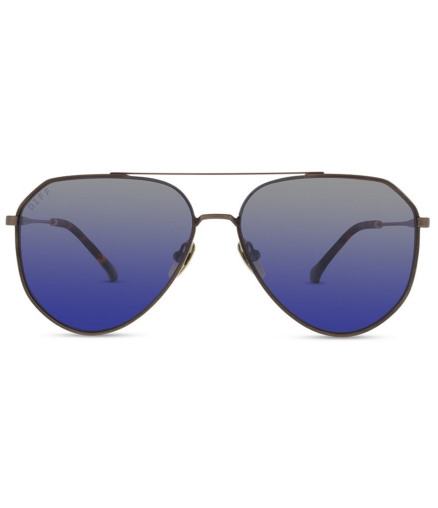 DIFF Eyewear Dash Polarized Aviator Sunglasses