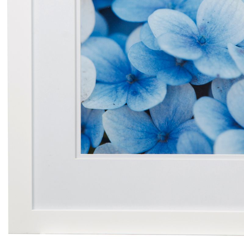 Single Picture 16" x 20" Wide Double Matted to 11" x 14" Frame White - Gallery Solutions