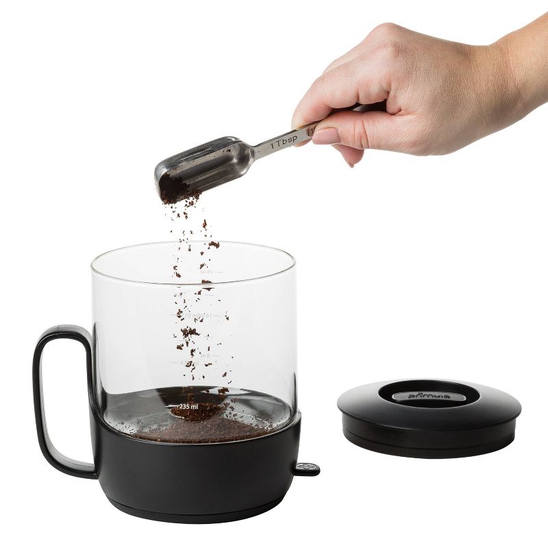 Primula Addison 3-Cup Coffee Maker with Filter - Black