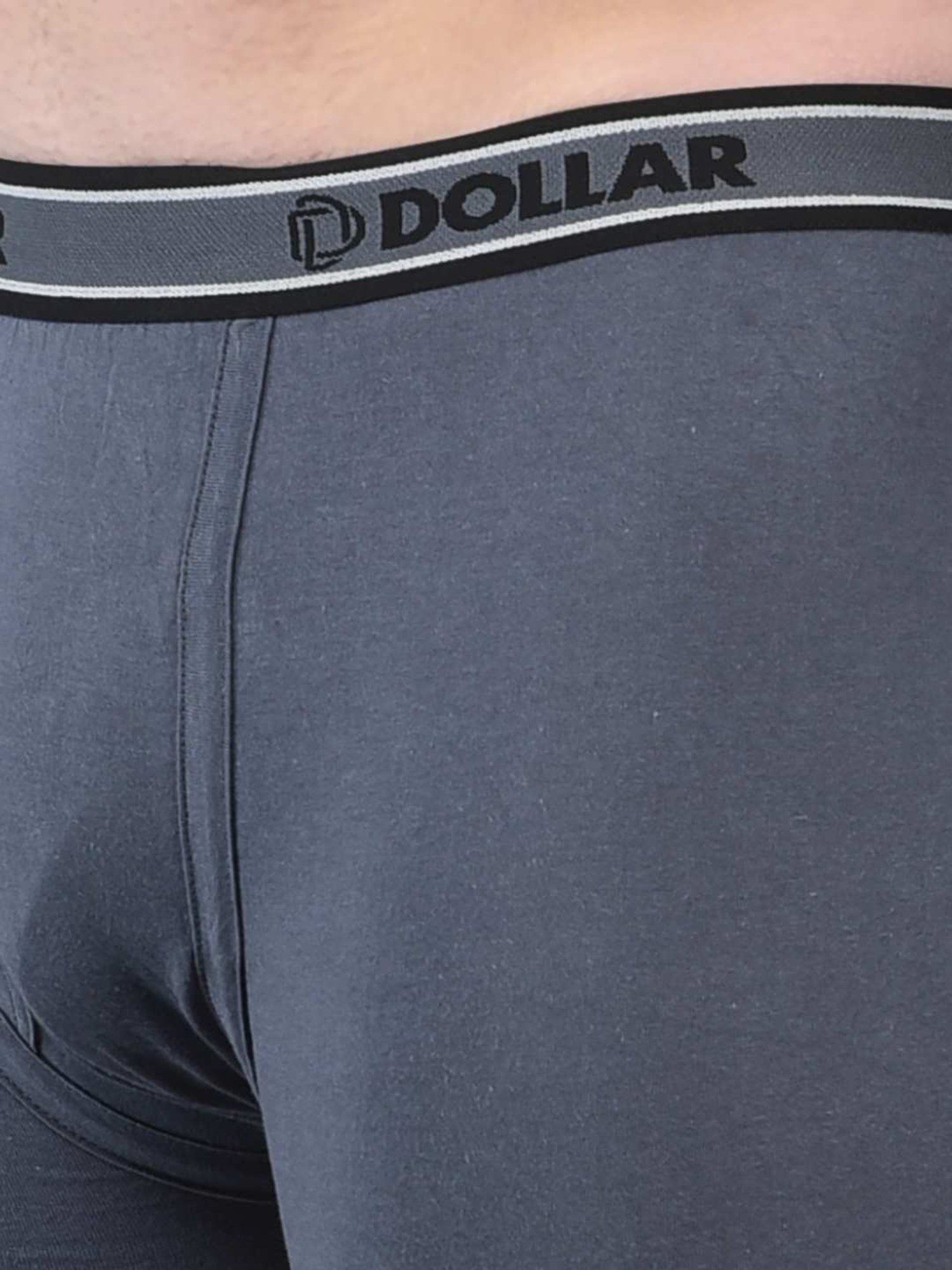 Dollar Bigboss Assorted Cotton Regular Fit Trunks - Pack Of 3