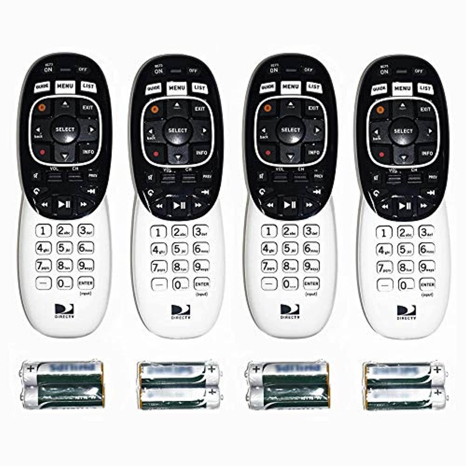 Lot of 4 DirecTV RC73 remote controls for Genie HR34 HR44 all HD DirecTV brand receivers