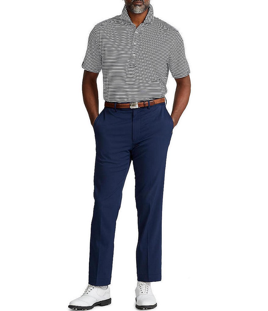 Polo Ralph Lauren RLX Golf Classic-Fit Stripe Performance Stretch Short-Sleeve Polo Shirt