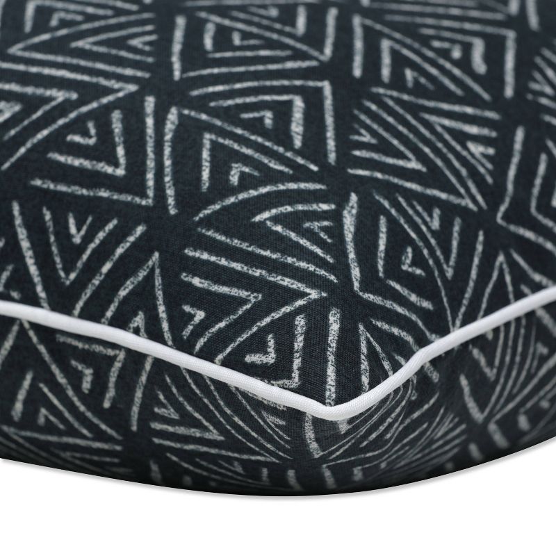 Outdoor/Indoor Bench Cushion Upbeat Disco Blue - Pillow Perfect