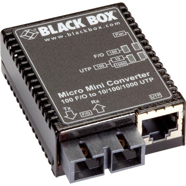 BLACK BOX LMC402A 10/100BT 100BFX MM 5K SC MEDIA CONVERTER