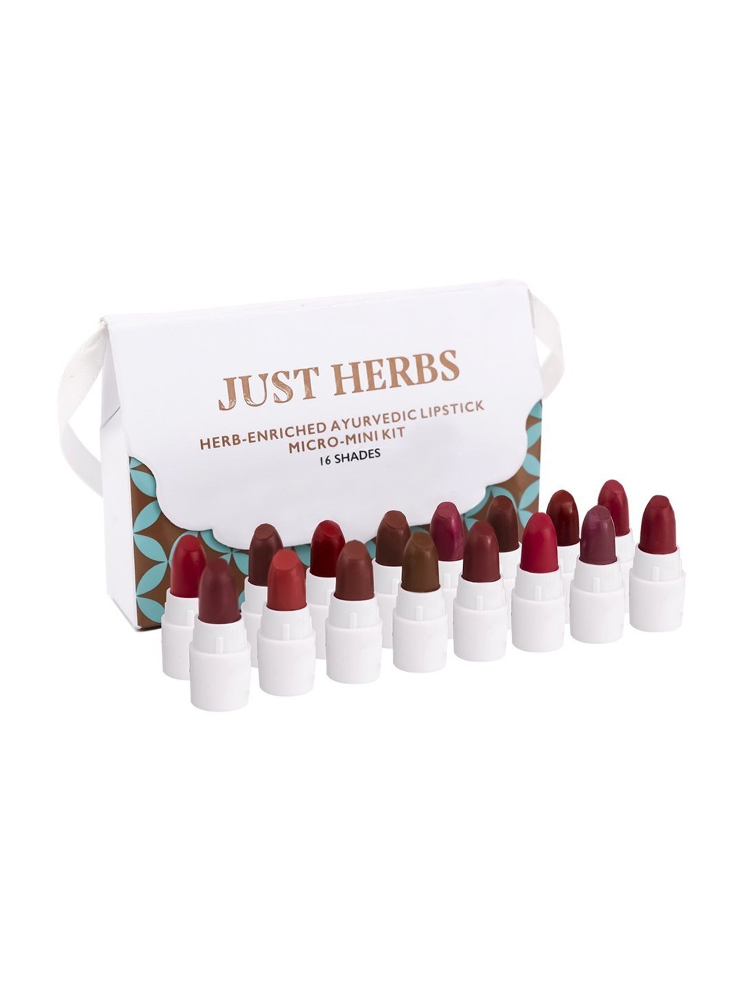 JUST HERBS Herb-Enriched Ayurvedic Lipstick Micro-Mini Kit