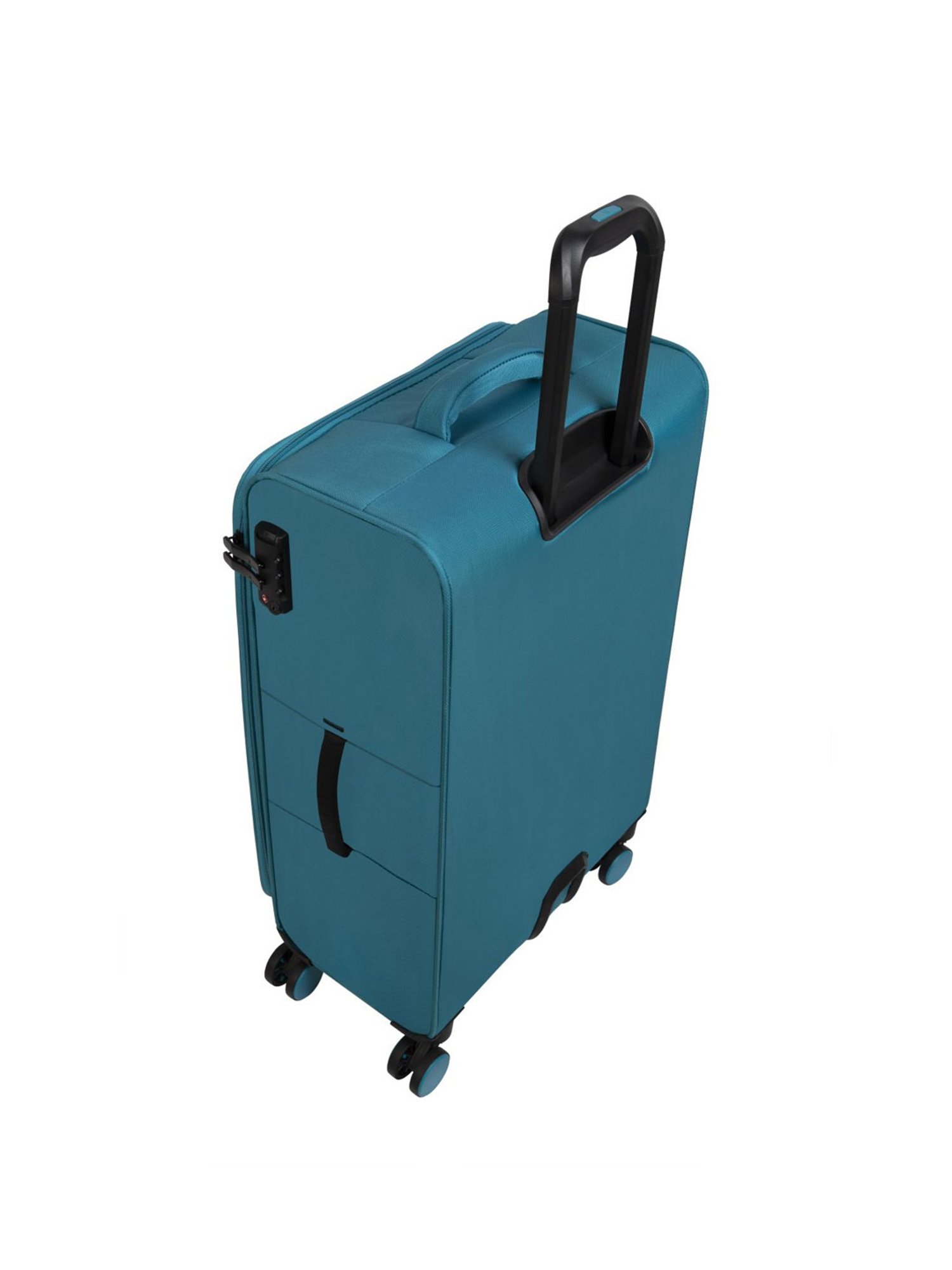 it luggage Census Teal Blue Medium 24 inches Softsided Luggage Trolley with TSA Lock