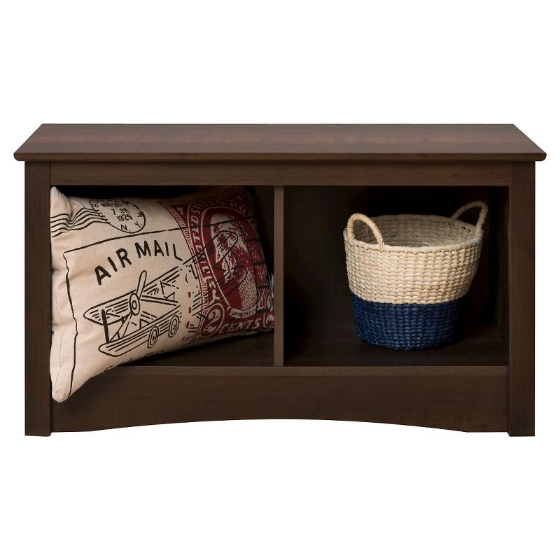 Twin Cubbie Bench Espresso - Prepac