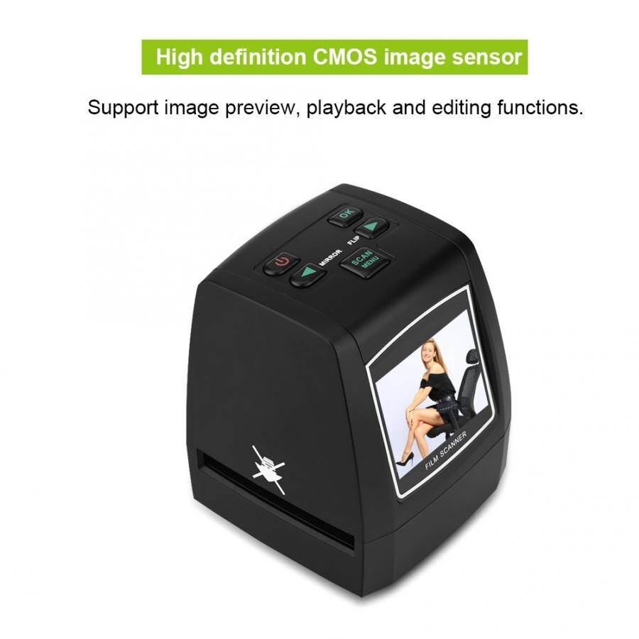 135/35/126/110/8mm Photo Scanner Slide Negative Film Scanner High Resolution CMOS image sensor Support SD card