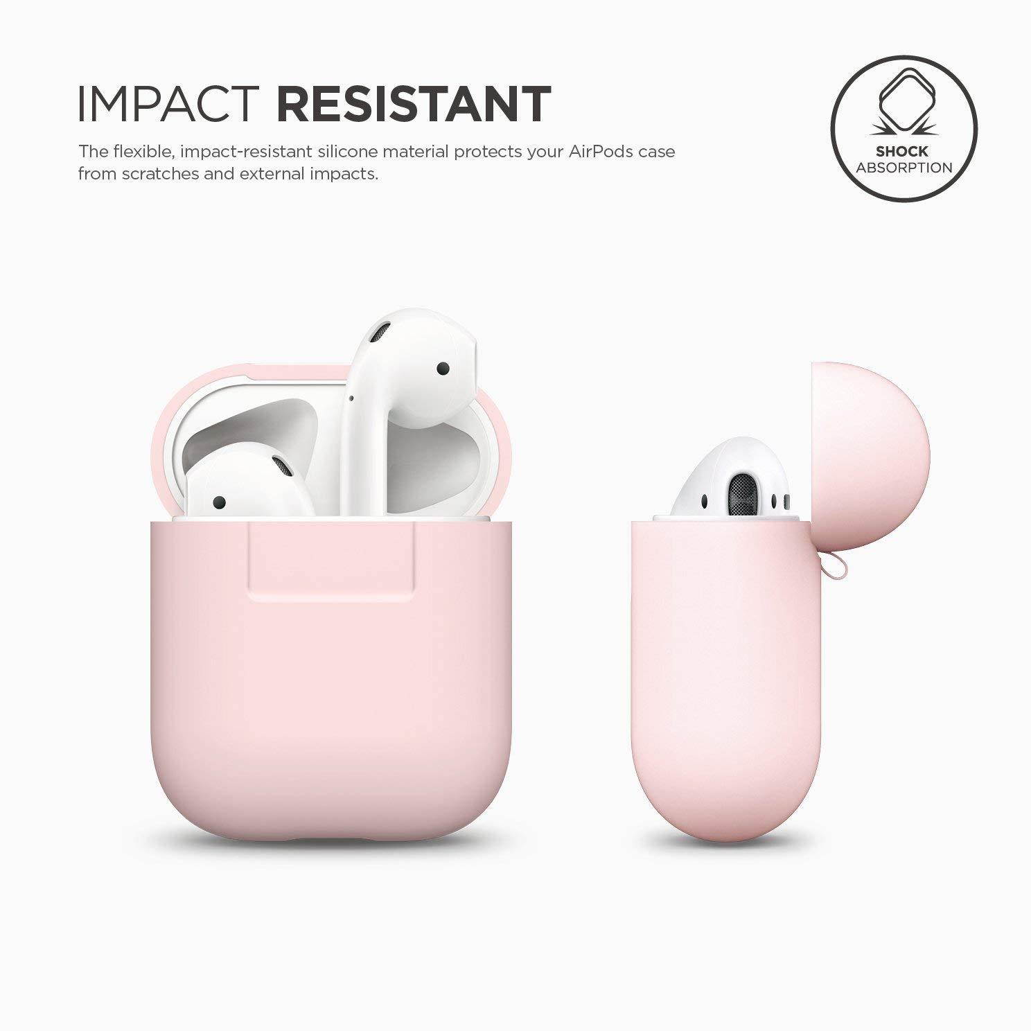 elago AirPods Silicone Case [Lovely Pink] - [Extra Protection] for AirPods Case