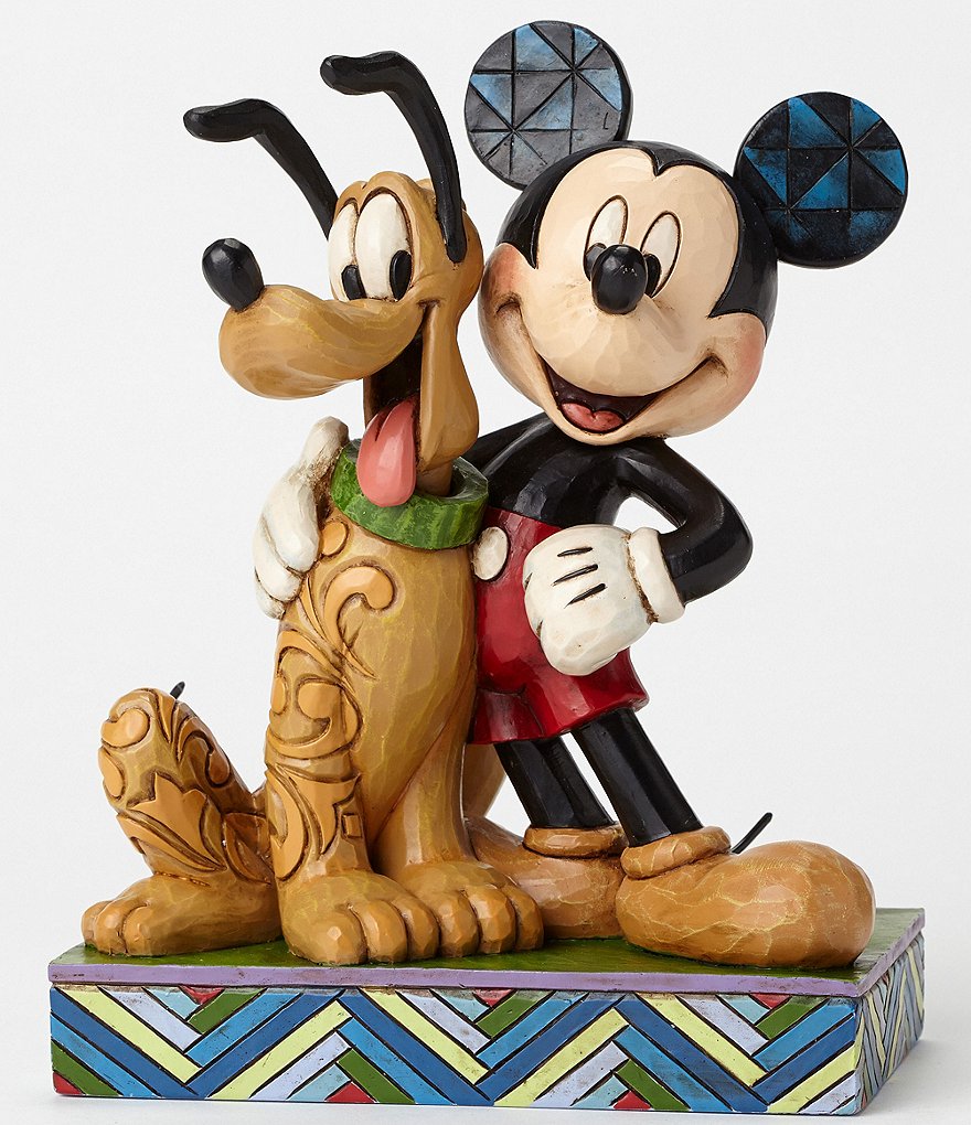 Disney Traditions Collection by Jim Shore Mickey & Pluto #double;Best Pals#double; Figurine