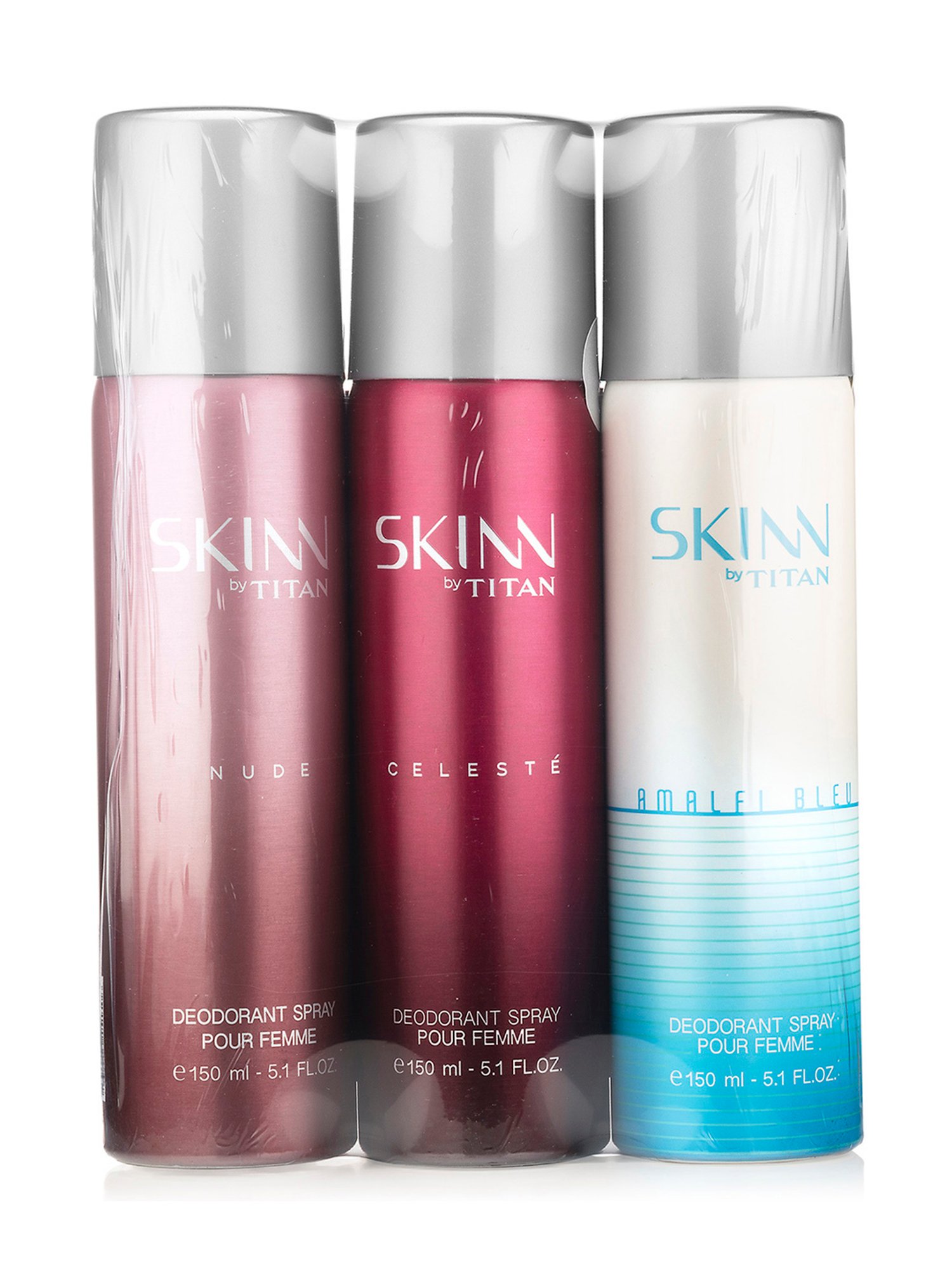 Skinn by Titan Premium Range Deodorant Spray for Her - Pack of 3