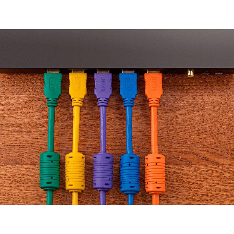 C2G 35ft 4K HDMI Cable with Gripping Connectors - Plenum Rated - 40 ft HDMI A/V Cable for Audio/Video Device