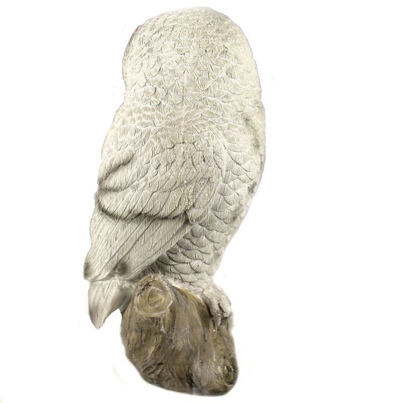 Animal 11.0" Snow Owl Figurine Wisdon Bird Roman, Inc  -  Decorative Figurines