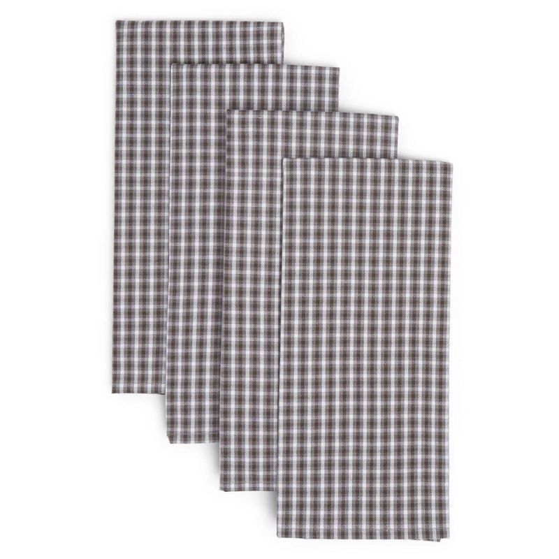 4pk Cotton Gingham Kitchen Towel Set - Town & Country Living