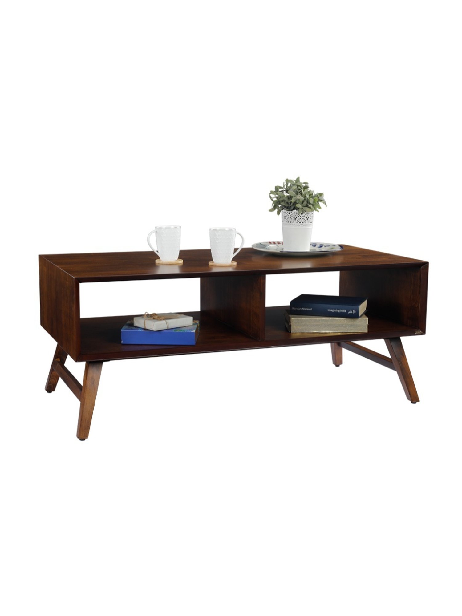 Durian Bassett Brown Solid Wood Coffee Table