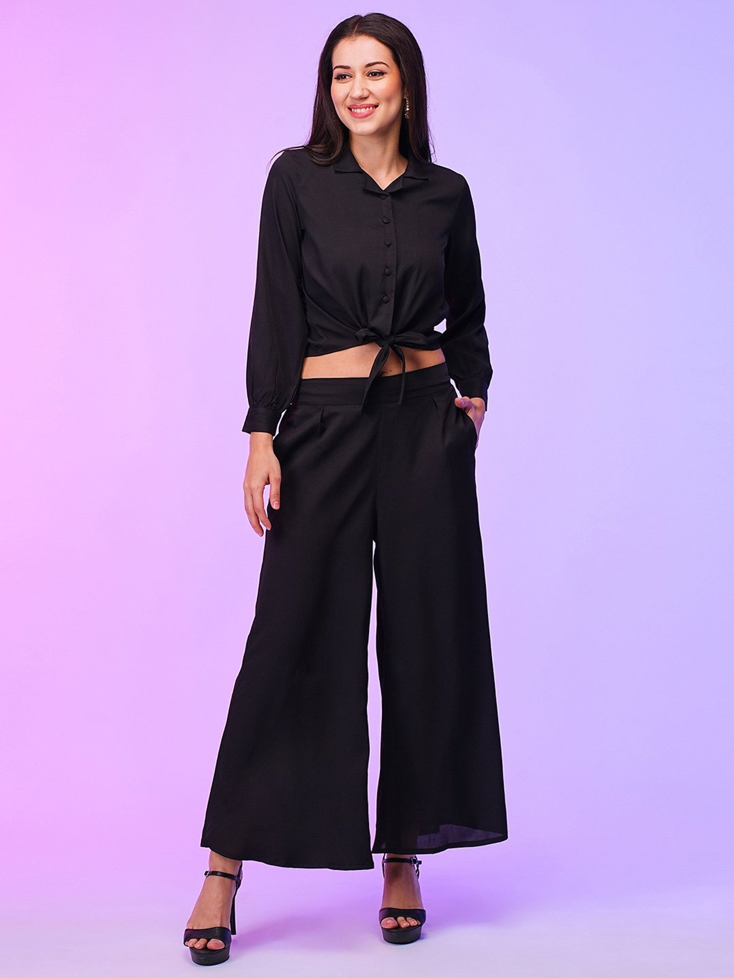 Globus Black Maxi Co-Ord Set