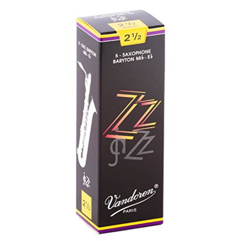 Vandoren 5 Baritone Saxophone ZZ #2.5 Reeds